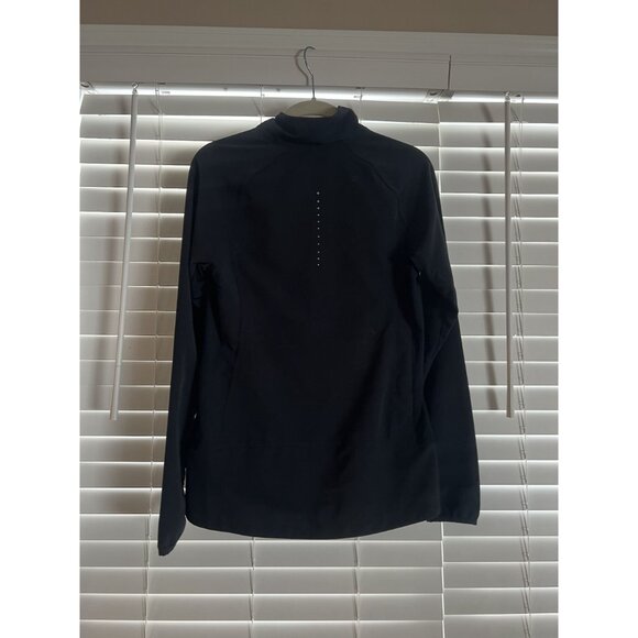 Asics Womens Black Polyester/Spandex Jacket With Zipper Pockets & Reflective S - Picture 3 of 5